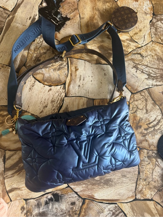 Louis Vuitton Handbags - Louis Vuitton Deep Navy Quilted Monogram Puffer Double Strap bag